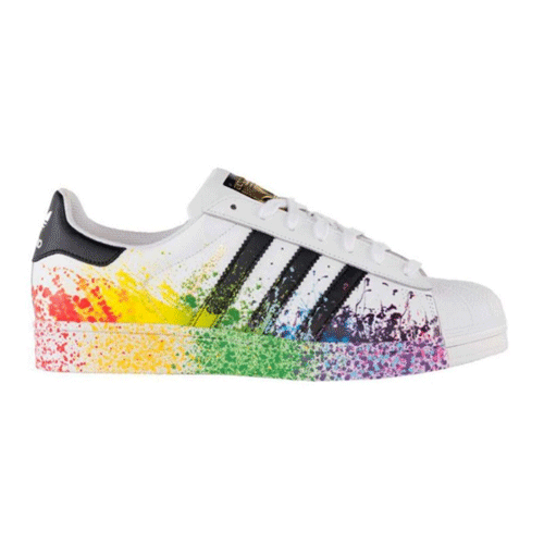 adidas paint splatter shoes